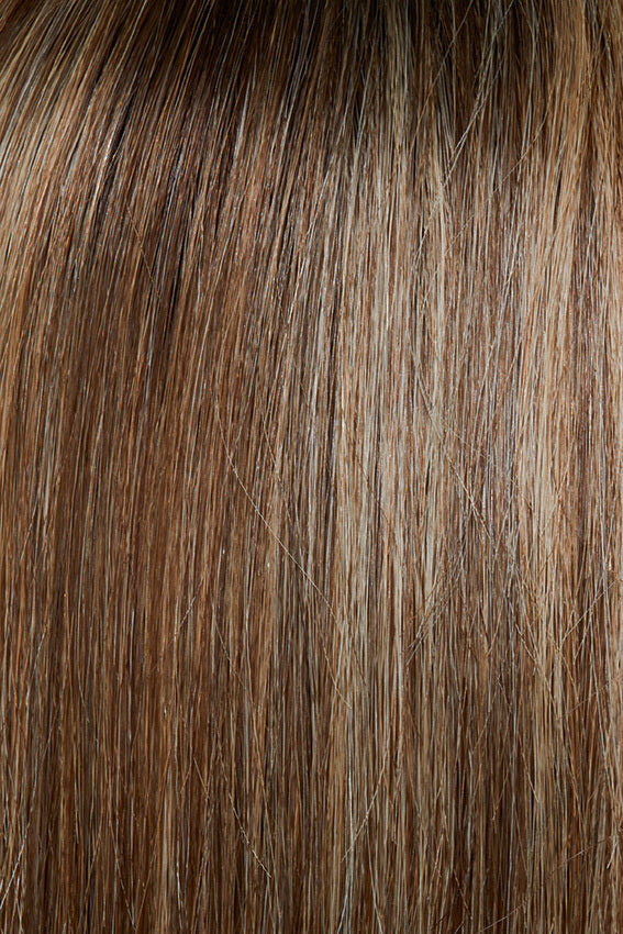 Gisela Mayer Perücke: Prime Bob Lace Small HH Echthaar-Perücke-Gisela Mayer-10/20/27+6 Chocolate Cream Root-La Peruca