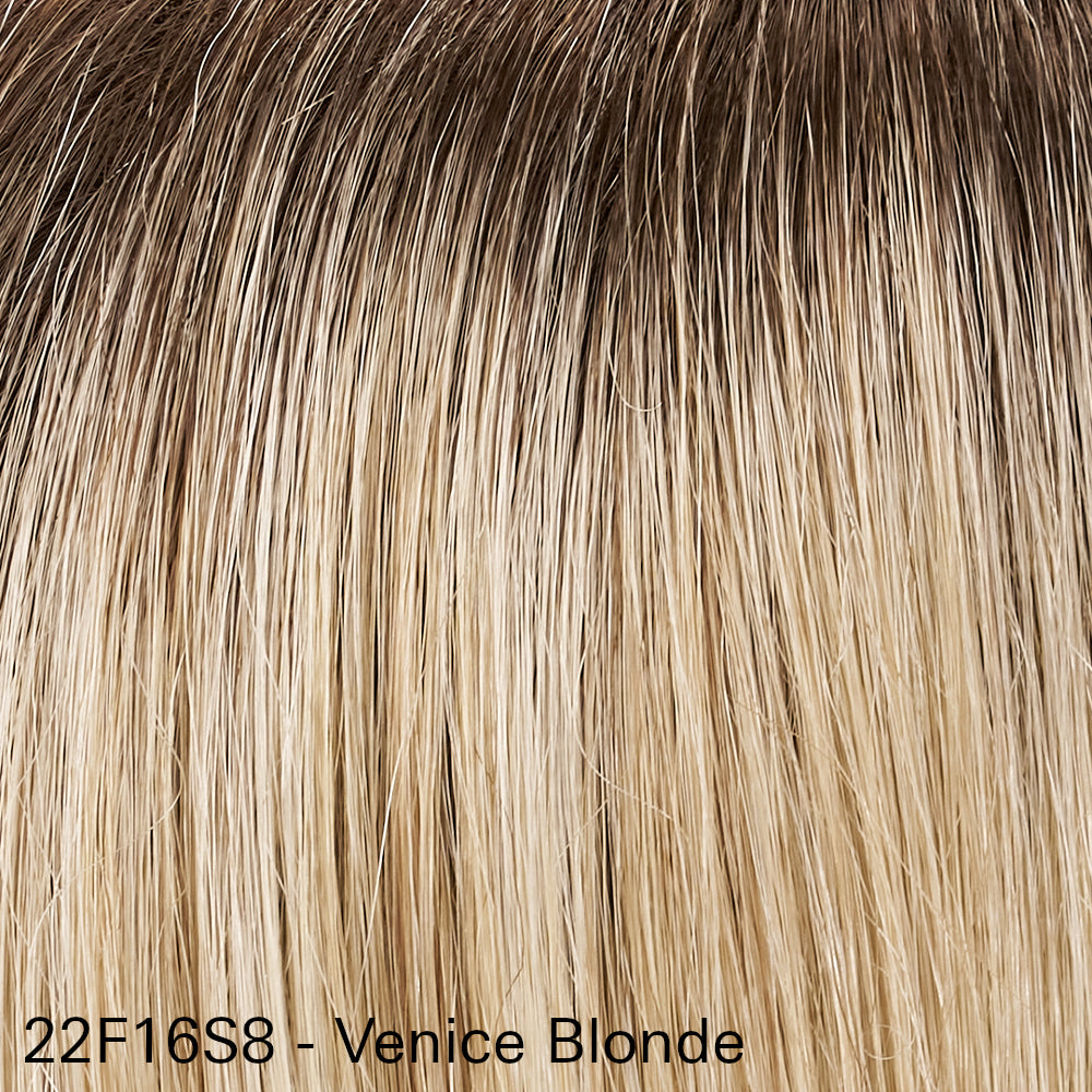 Jon Renau: Top Full 18"/45cm-Haarteil-Jon Renau-22F16S8 - Venice Blonde-La Peruca