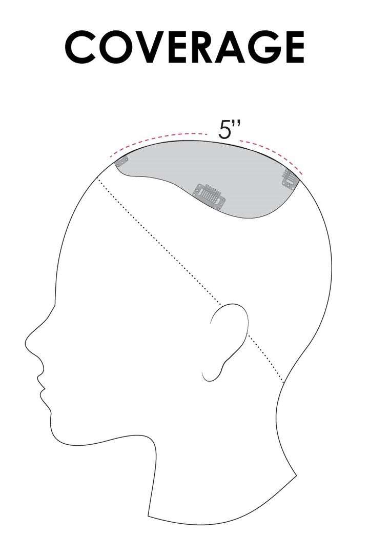 Jon Renau: easiPart French HH XL Echthaar 12''/30cm-Haarteil-Jon Renau-La Peruca