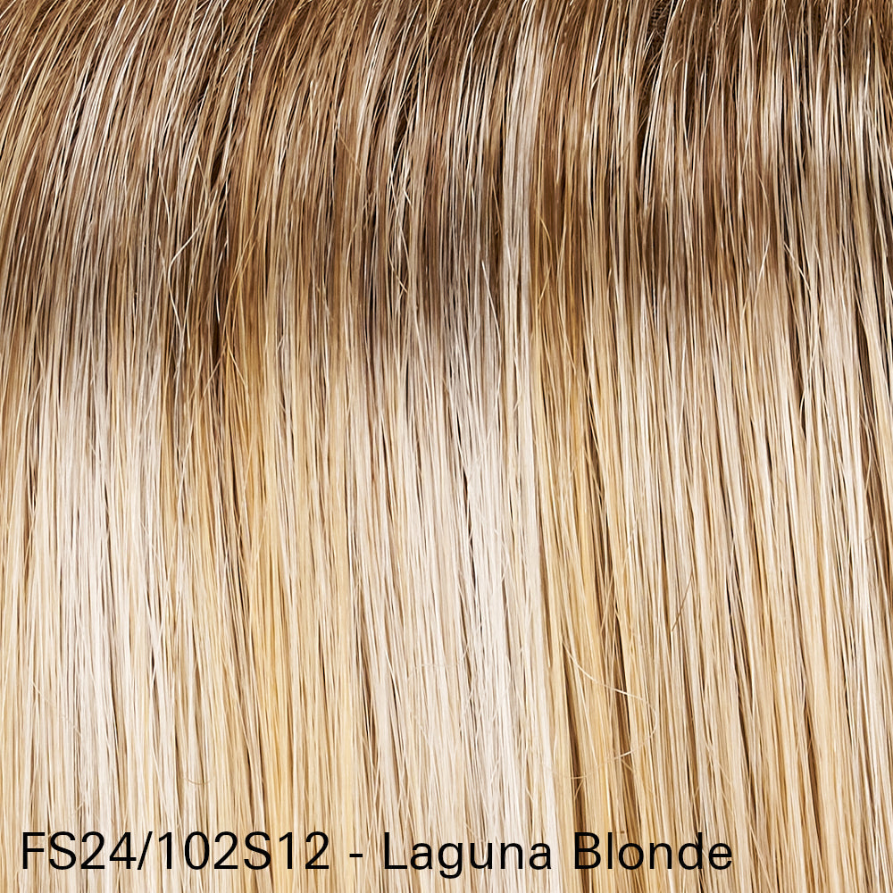 Jon Renau Haarteil: Top Coverage Wavy 18" - 45cm - Topper mit Lacefront