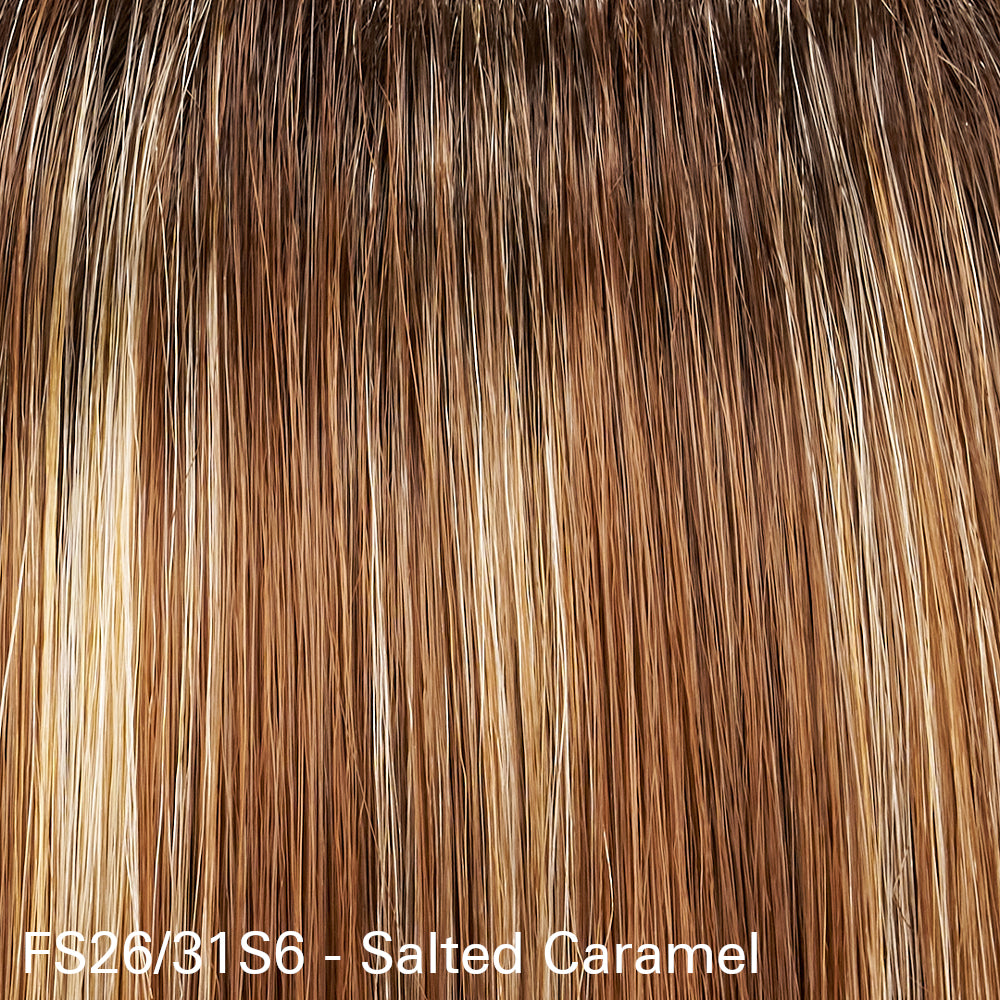 Jon Renau Haarteil: Top Coverage Wavy 18" - 45cm - Topper mit Lacefront