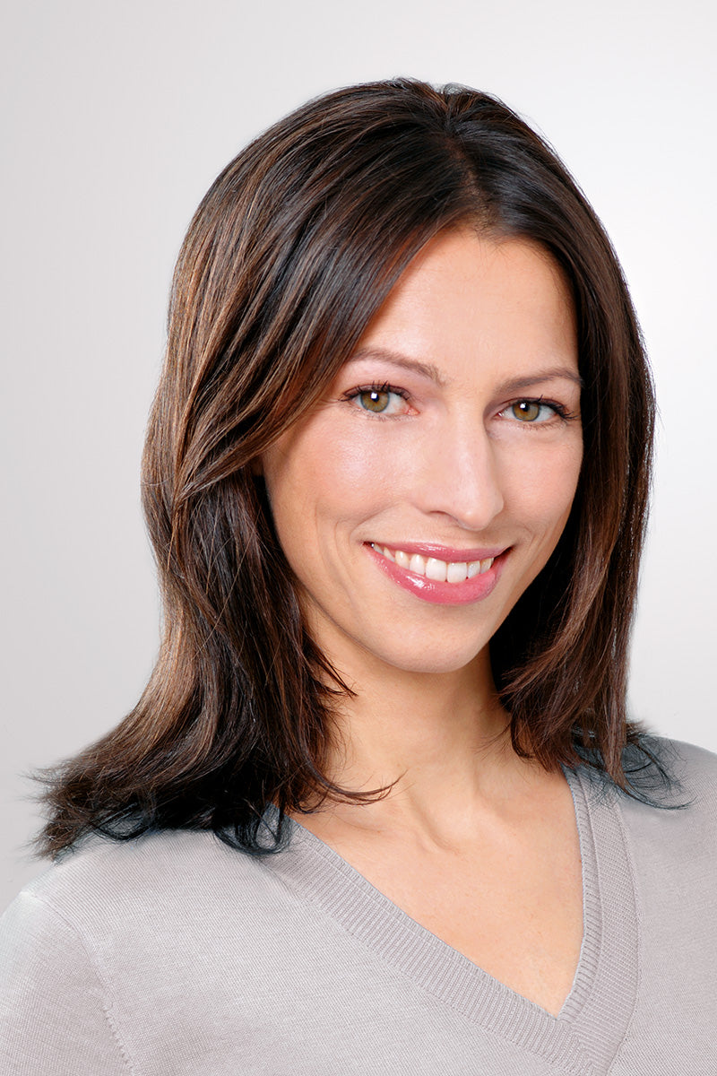 Belle Madame Haarteil Poly-Line 200 - Echthaar Clip-In Topper Filler-Haarteil-Belle Madame-La Peruca