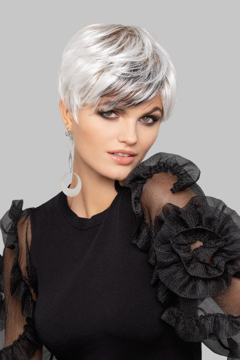 Gisela Mayer Perücke: Super Lizzy Small-Perücke-Gisela Mayer-platin blond black root (1001/1b+14)-La Peruca