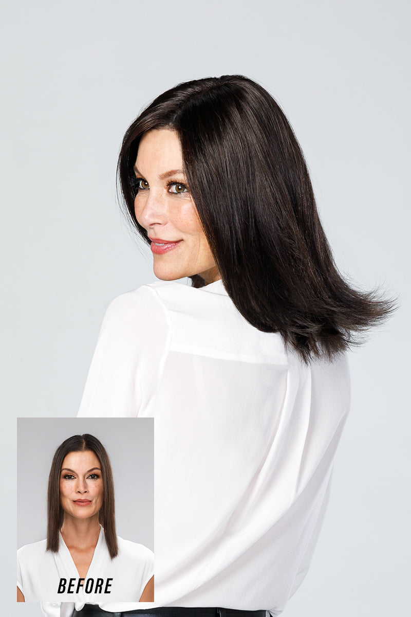 Jon Renau Haarteil: Top Coverage 12" 30cm - Topper mit Lacefront-Haarteil-Jon Renau-La Peruca
