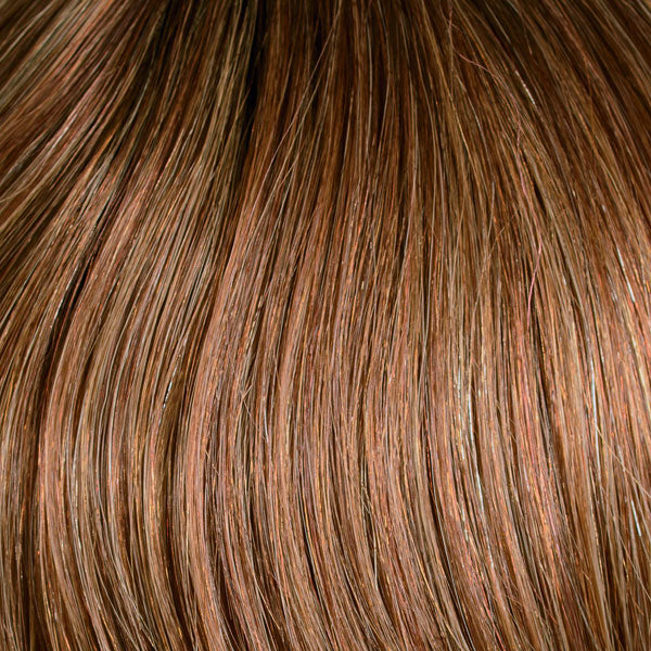 Belle Madame Perücke: Anastasia RH Echthaar (Gr. S)-Perücke-Belle Madame-BM Terracotta-Mix-Root-La Peruca