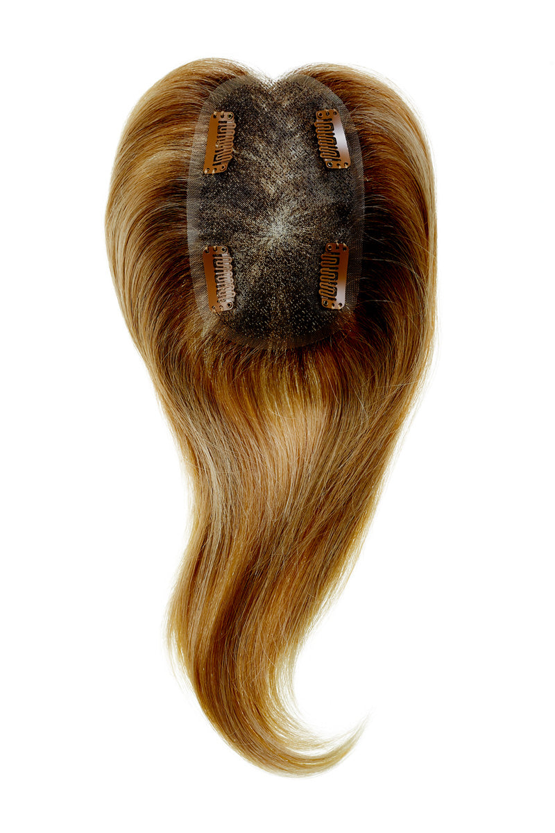 Belle Madame Haarteil The Parting - Clip-In Topper Platinum Haar (Echthaar+Synthetik)-Haarteil-Belle Madame-La Peruca