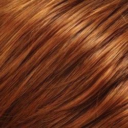 Bergmann Perücke: Kira (Mono-Tresse mit Skinfront)-Perücke-Bergmann-redcopper rooted-La Peruca