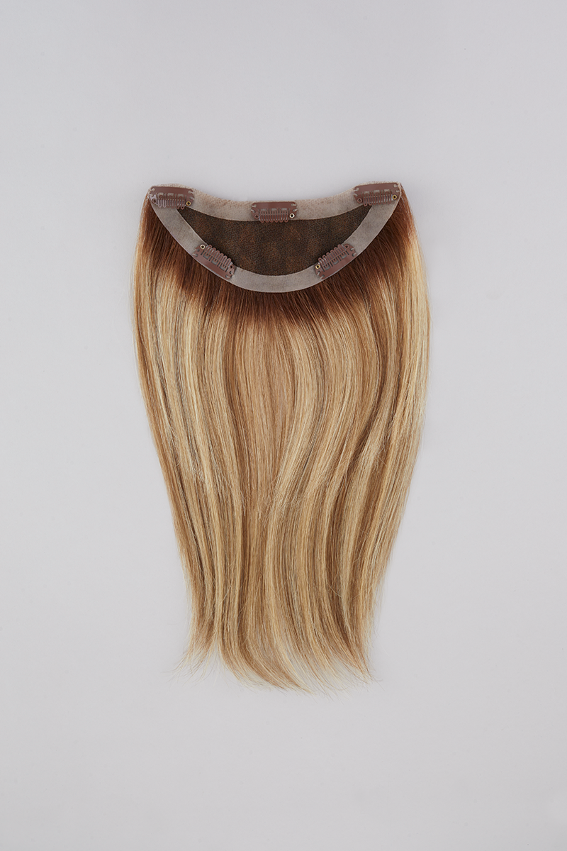 Jon Renau Haarteil: easiCrown HH 12" (ca. 30cm) Clip-In Topper Echthaar-Haarteil-Jon Renau-La Peruca