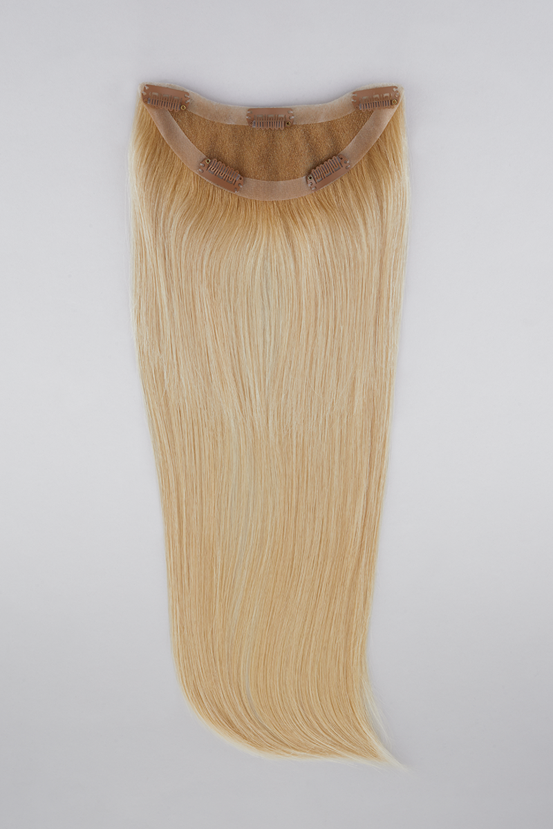 Jon Renau Haarteil: easiCrown HH 18" (ca. 45cm) Clip-In Topper Echthaar-Haarteil-Jon Renau-La Peruca