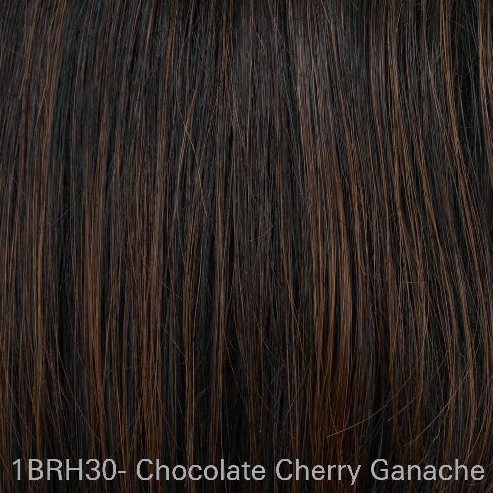 Jon Renau Perücke: Adriana Mono-Perücke-Jon Renau-1BRH30 - Dk Chocolate Cherry Ganache-La Peruca