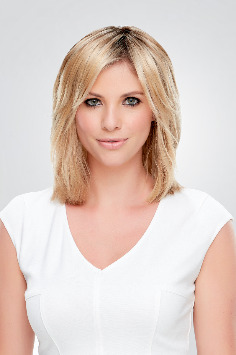 Jon Renau Hairpiece: Essentially You HD Clip-In Topper heat-resistant synthetic hair