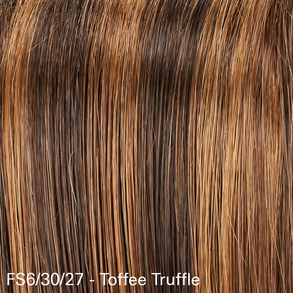 Jon Renau Haarteil: Top Coverage Wavy 12" 30cm - Topper mit Lacefront