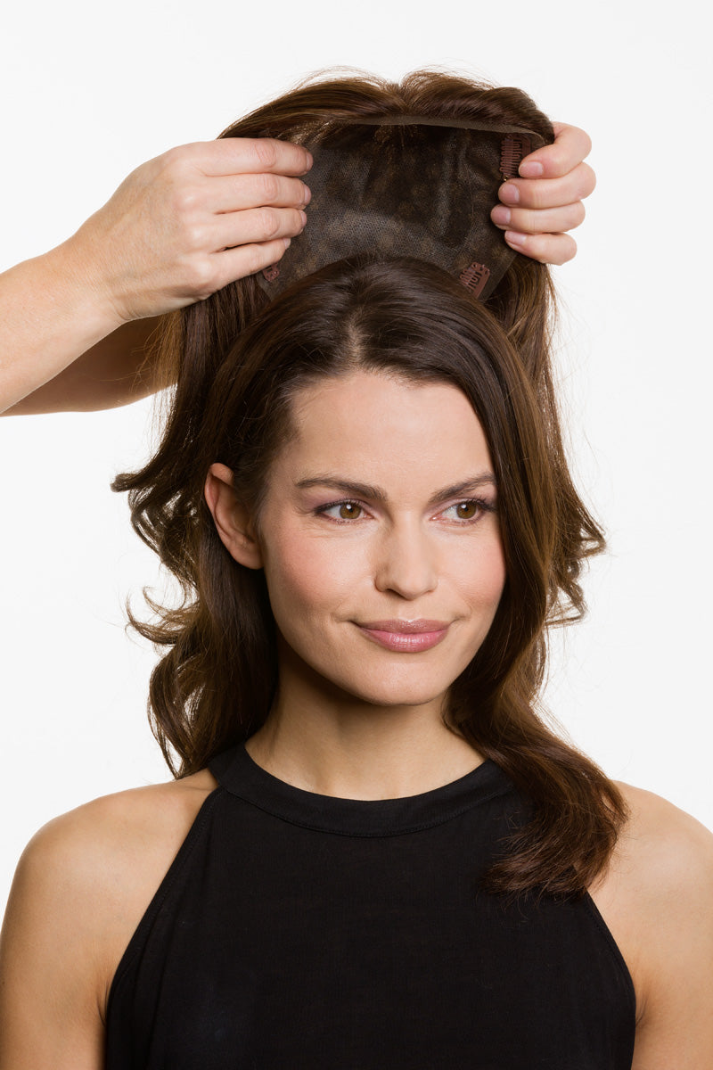 Belle Madame Haarteil Nizza Extra Large RH - Echthaar Clip-In Filler-Haarteil-Belle Madame-La Peruca